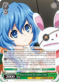 Reason for Wanting Time Together, Yoshino (DAL/W79-E035 U) [Date A Live] - POKÉ JEUX