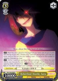 Rebirthed World, Sora (NGL/S58-E004 R) [No Game No Life] - POKÉ JEUX