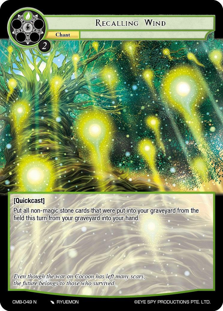 Recalling Wind (CMB-049 N) [Crimson Moon's Battleground] - POKÉ JEUX