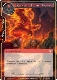 Reckless Flame Soldier (DBV-028) [The Decisive Battle of Valhalla] - POKÉ JEUX