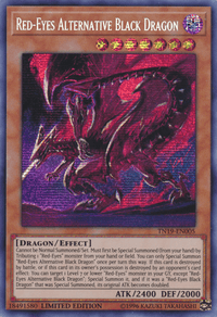 Red-Eyes Alternative Black Dragon [TN19-EN005] Prismatic Secret Rare - POKÉ JEUX