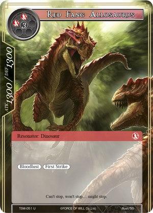 Red Fang Allosaurus (TSW-051) [The Time Spinning Witch] - POKÉ JEUX