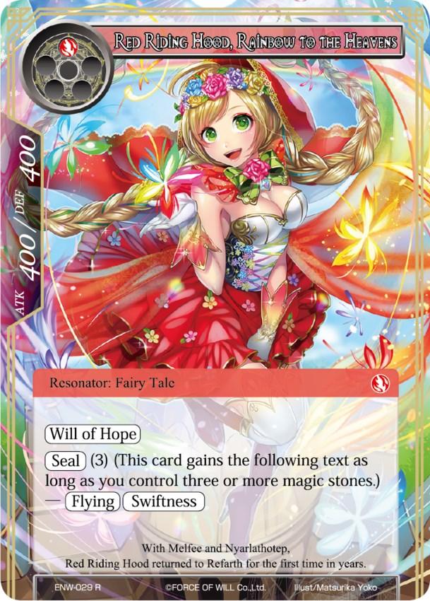 Red Riding Hood, Rainbow to the Heavens (ENW-029) [Echoes of the New World] - POKÉ JEUX