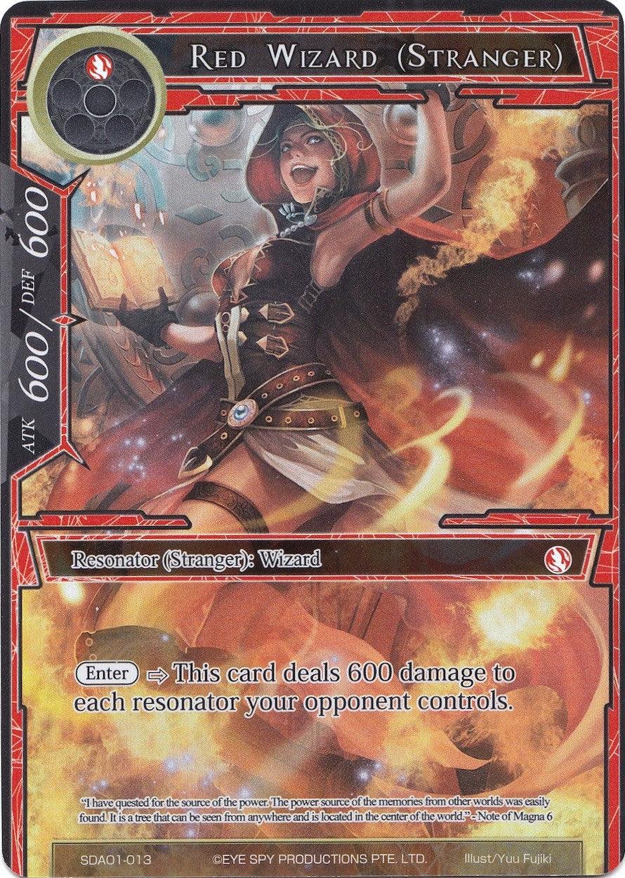 Red Wizard (Stranger) (Full Art) (SDAO1-013) [Alice Origin Starter Deck] - POKÉ JEUX