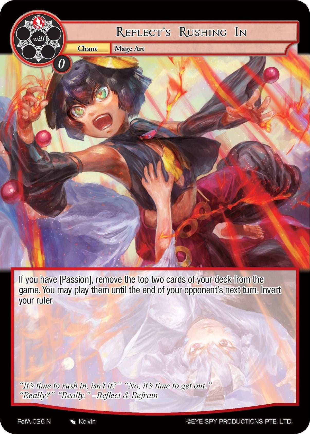 Reflect's Rushing In (PofA-026) [Alice Origin IV: Prologue of Attoractia] - POKÉ JEUX