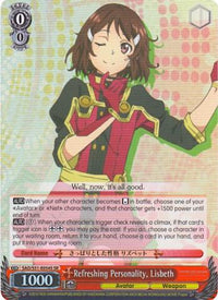 Refreshing Personality, Lisbeth (SAO/S51-E054S SR) [Sword Art Online The Movie: -Ordinal Scale-] - POKÉ JEUX