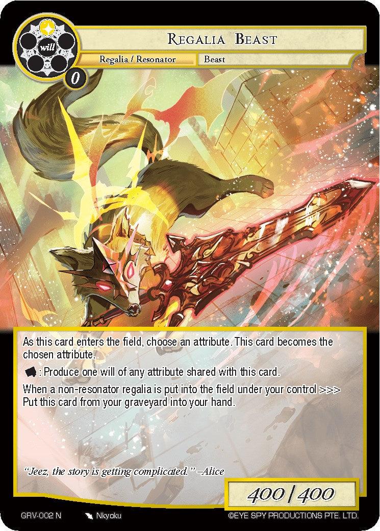 Regalia Beast (GRV-002) [Game of Gods: Revolution] - POKÉ JEUX