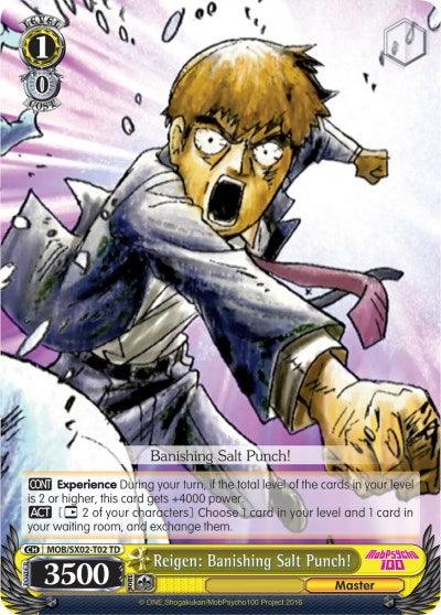 Reigen: Banishing Salt Punch! (MOB/SX02-T02 TD) [Mob Psycho 100] - POKÉ JEUX
