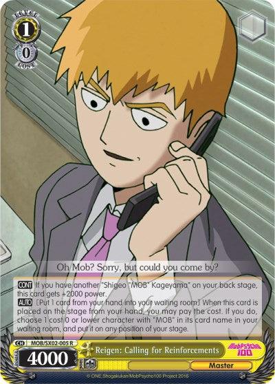 Reigen: Calling for Reinforcements (MOB/SX02-005 R) [Mob Psycho 100] - POKÉ JEUX