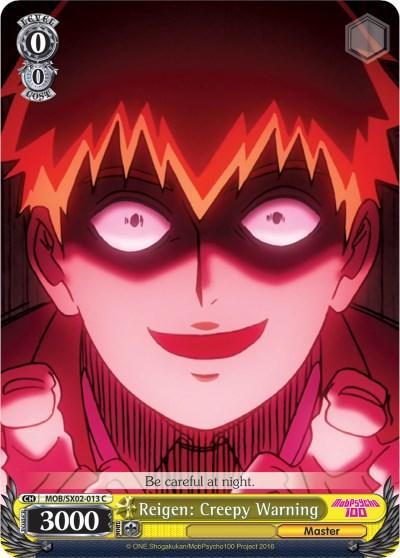 Reigen: Creepy Warning (MOB/SX02-013 C) [Mob Psycho 100] - POKÉ JEUX