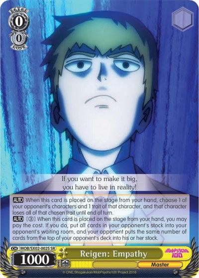Reigen: Empathy (MOB/SX02-002S SR) [Mob Psycho 100] - POKÉ JEUX