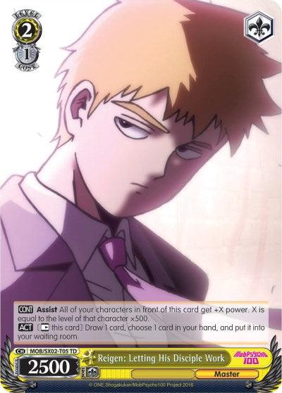 Reigen: Letting His Disciple Work (MOB/SX02-T05 TD) [Mob Psycho 100] - POKÉ JEUX
