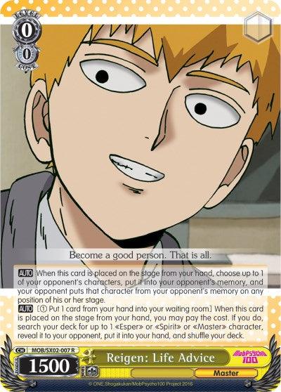 Reigen: Life Advice (MOB/SX02-007 R) [Mob Psycho 100] - POKÉ JEUX