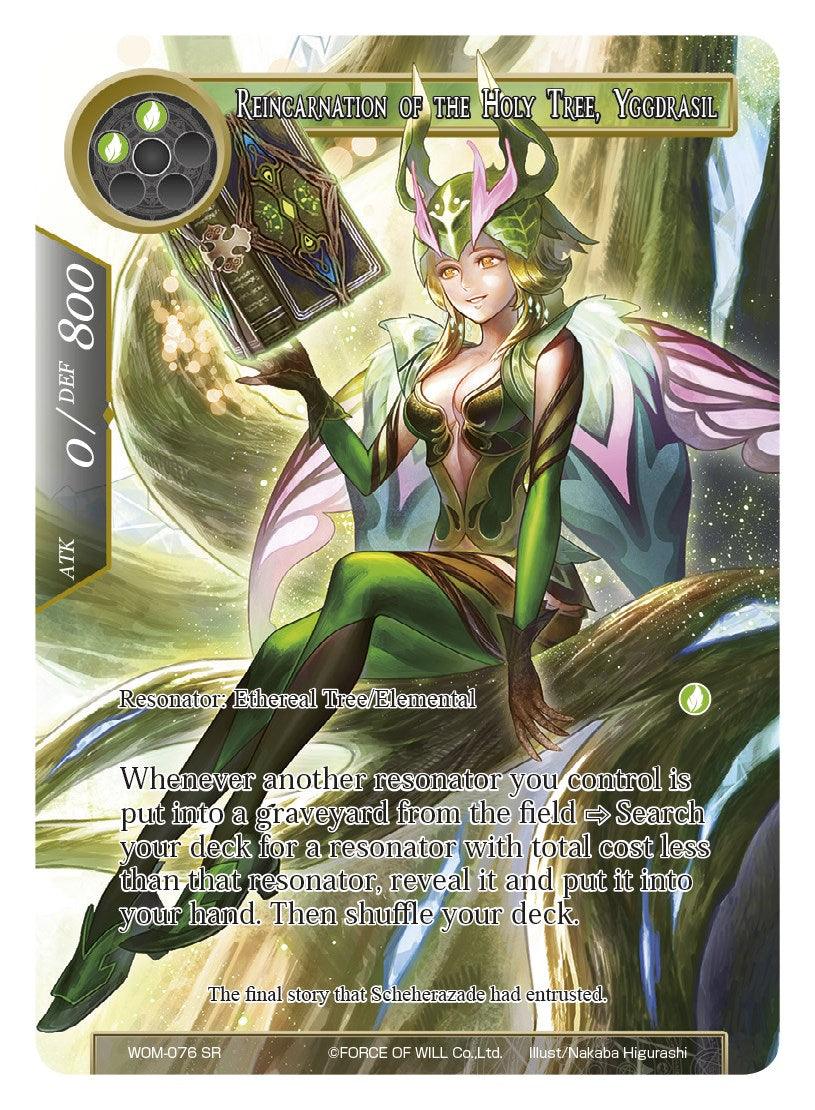 Reincarnation of the Holy Tree, Yggdrasil (Full Art) (WOM-076) [Winds of the Ominous Moon] - POKÉ JEUX