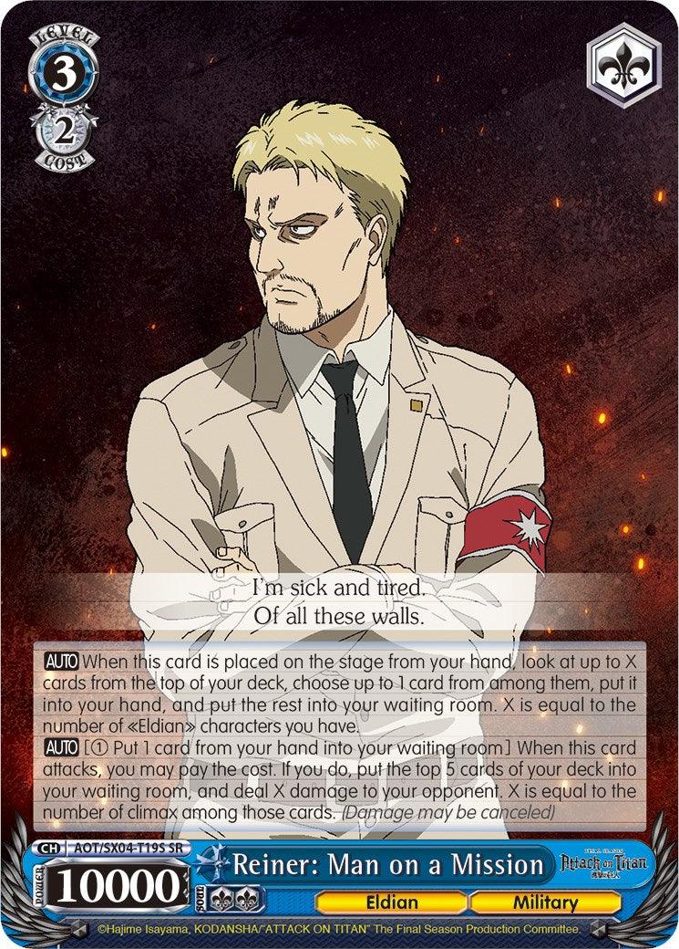 Reiner: Man on a Mission (Foil) [Attack On Titan: Final Season] - POKÉ JEUX