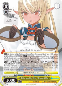 Relationship War, Shiranui Flare (HOL/W91-TE075R RRR) [hololive production] - POKÉ JEUX