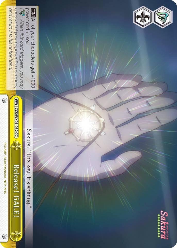 Release! GALE! (CCS/WX01-032 CC) [Cardcaptor Sakura: Clear Card] - POKÉ JEUX