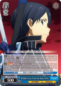 Reliable Cover From the Back, Kirito (SAO/S80-E077 R) [Sword Art Online -Alicization- Vol.2] - POKÉ JEUX