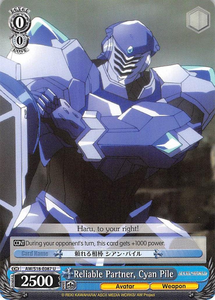Reliable Partner, Cyan Pile (AW/S18-E087 U) [Accel World] - POKÉ JEUX
