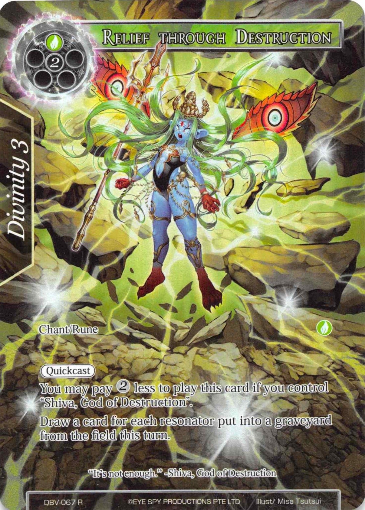 Relief through Destruction (Full Art) (DBV-067) [The Decisive Battle of Valhalla] - POKÉ JEUX