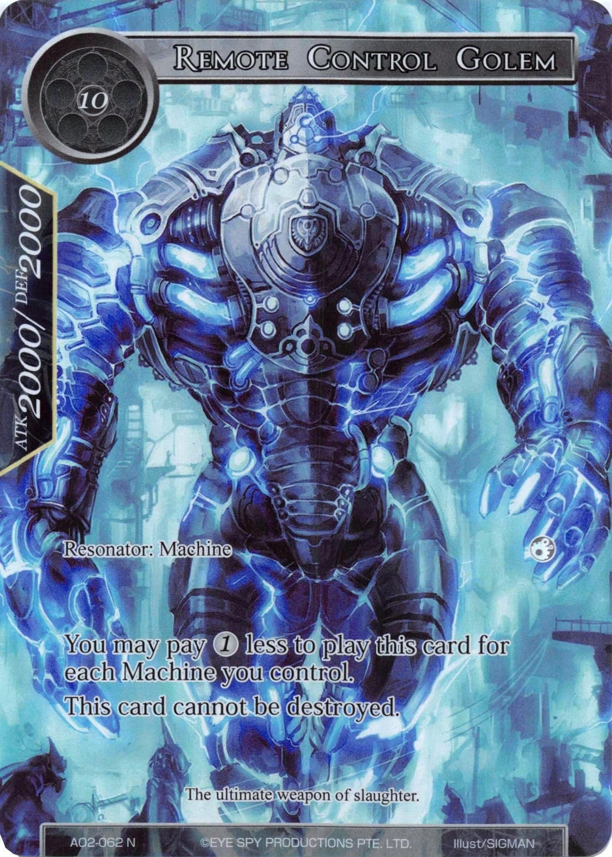 Remote Control Golem (Full Art) (AO2-062) [Alice Origin II] - POKÉ JEUX