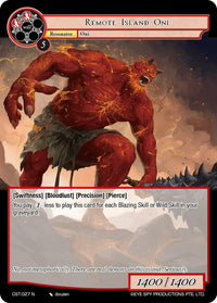 Remote Island Oni (CST-027 N) [Clash of the Star Trees] - POKÉ JEUX