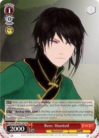 Ren: Hunted (RWBY/WX03-T08 TD) [RWBY] - POKÉ JEUX