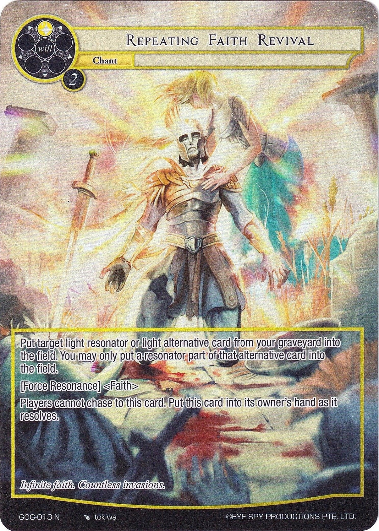 Repeating Faith Revival (Full Art) (GOG-013) [Game of Gods] - POKÉ JEUX
