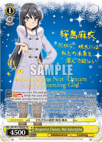 Respective Choices, Mai Sakurajima (Serial Numbered) [Rascal Does Not Dream of a Dreaming Girl] - POKÉ JEUX