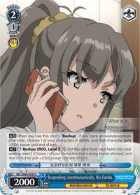 Responding Unenthusiastically, Rio Futaba (SBY/W64-E095 C) [Rascal Does Not Dream of Bunny Girl Senpai] - POKÉ JEUX