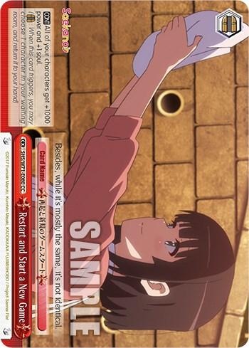 Restart and Start a New Game [Saekano How to Raise a Boring Girlfriend. flat] - POKÉ JEUX