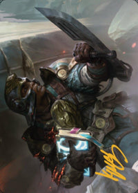 Retrieval Agent Art Card (Gold-Stamped Signature) [The Brothers' War Art Series] - POKÉ JEUX