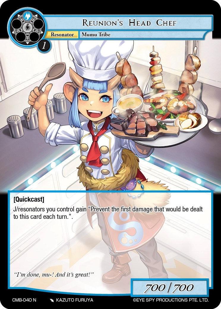Reunion's Head Chef (CMB-040 N) [Crimson Moon's Battleground] - POKÉ JEUX