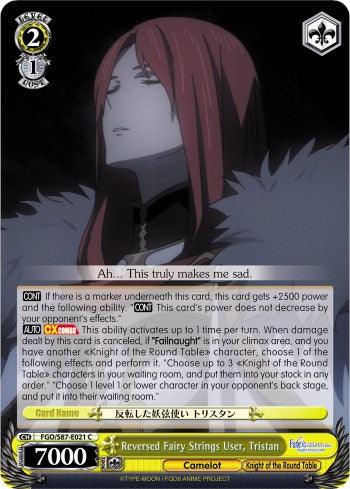 Reversed Fairy Strings User, Tristan (FGO/S87-E021 C) [Fate/Grand Order THE MOVIE Divine Realm of the Round Table: Camelot] - POKÉ JEUX