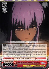 Rewarded Feelings, Hassan of the Serenity (FGO/S87-E103S PR) [Fate/Grand Order THE MOVIE Divine Realm of the Round Table: Camelot] - POKÉ JEUX