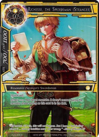Richesse, the Swordsman (Stranger) (Full Art) (PofA-006) [Alice Origin IV: Prologue of Attoractia] - POKÉ JEUX