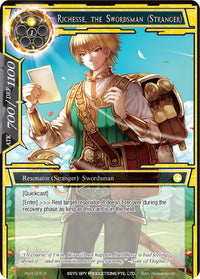 Richesse, the Swordsman (Stranger) (PofA-006) [Alice Origin IV: Prologue of Attoractia] - POKÉ JEUX