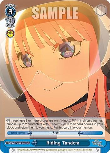 Riding Tandem (5HY/W101-E098S SR) [The Quintessential Quintuplets Movie] - POKÉ JEUX