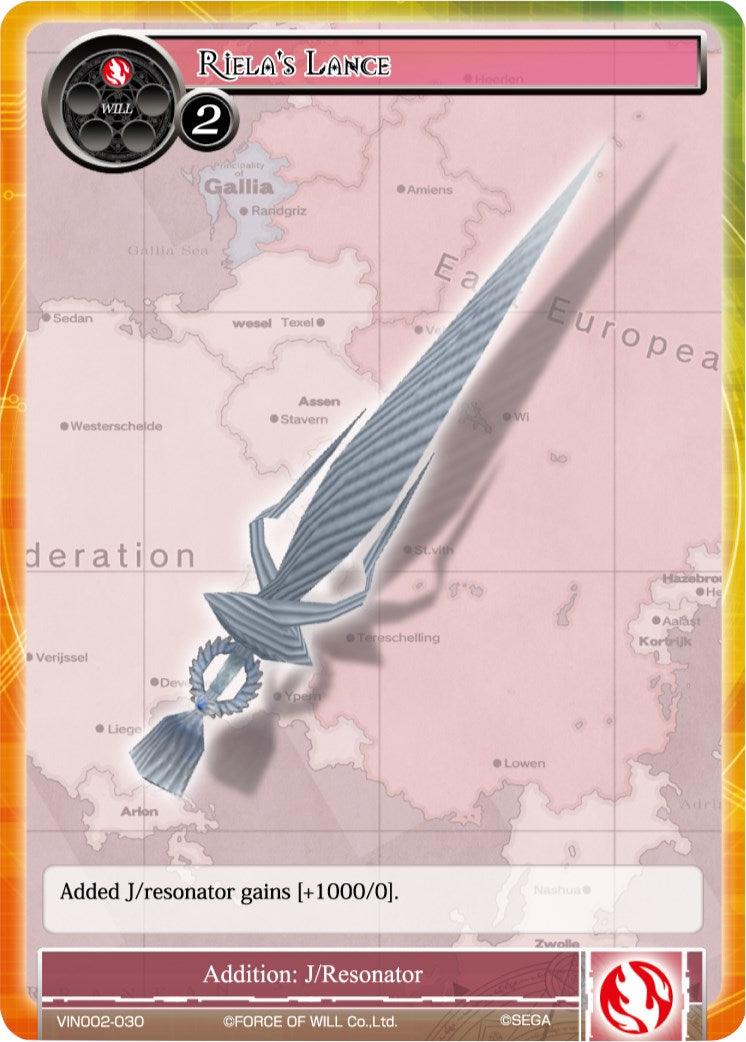 Riela's Lance (VIN002-030) [Vingolf 2: Valkyria Chronicles] - POKÉ JEUX