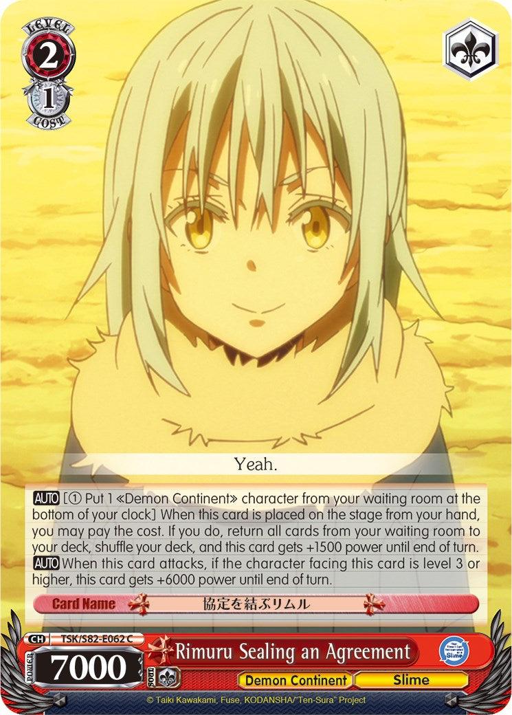 Rimuru Sealing an Agreement (TSK/S82-E062 C) [That Time I Got Reincarnated as a Slime Vol.2] - POKÉ JEUX