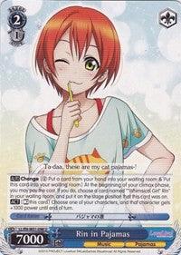 Rin in Pajamas (LL/EN-W01-098 U) [Love Live! DX] - POKÉ JEUX