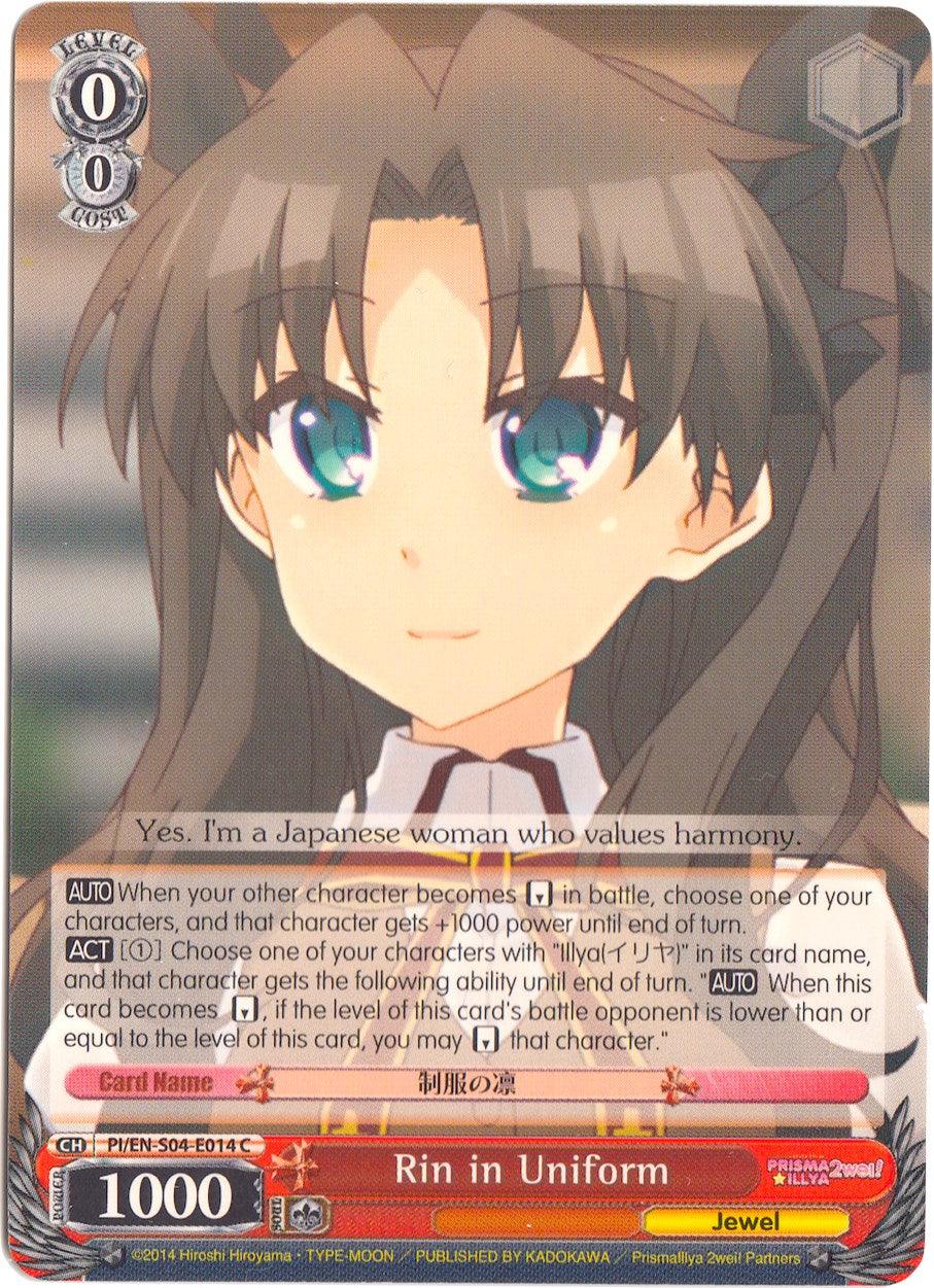 Rin in Uniform (PI/EN-S04-E014 C) [Fate/kaleid liner PRISMA ILLYA DX] - POKÉ JEUX