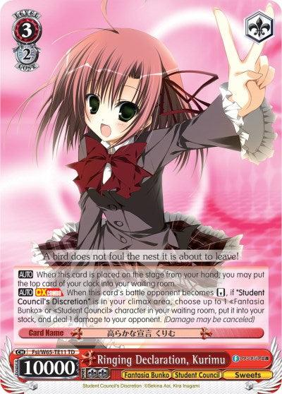 Ringing Declaration, Kurimu (Fsi/W65-TE11 TD) [Fujimi Fantasia Bunko] - POKÉ JEUX