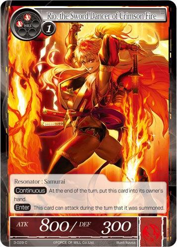 Rio, the Sword Dancer of Crimson Fire (3-029) [The Shaft of Light of Valhalla] - POKÉ JEUX