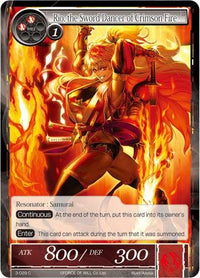Rio, the Sword Dancer of Crimson Fire (3-029) [The Shaft of Light of Valhalla] - POKÉ JEUX