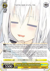 Ripple of a Fox, Shirakami Fubuki (HOL/W91-TE062 TD) [hololive production] - POKÉ JEUX