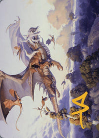 Rith, Liberated Primeval Art Card (Gold-Stamped Signature) [Dominaria United Art Series] - POKÉ JEUX