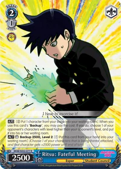 Ritsu: Fateful Meeting (MOB/SX02-077 R) [Mob Psycho 100] - POKÉ JEUX
