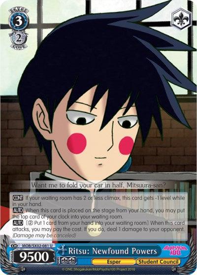 Ritsu: Newfound Powers (MOB/SX02-081 U) [Mob Psycho 100] - POKÉ JEUX