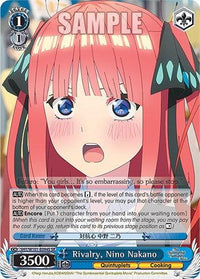 Rivalry, Nino Nakano (5HY/W101-E094S SR) [The Quintessential Quintuplets Movie] - POKÉ JEUX